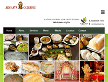 Tablet Screenshot of akshayacatering.com